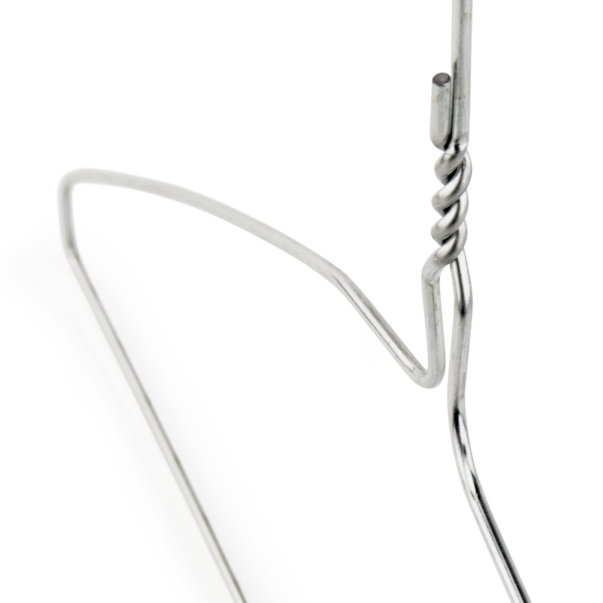 HANGERWORLD 13-gauge strong hanger, supports heavy garments without bending