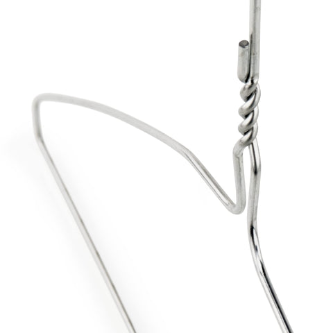 HANGERWORLD 13-gauge strong hanger, supports heavy garments without bending