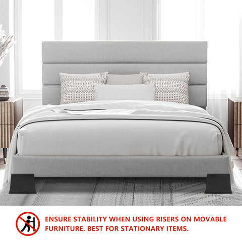 HANIHUA heavy-duty risers support up to 6,500 lbs per set.