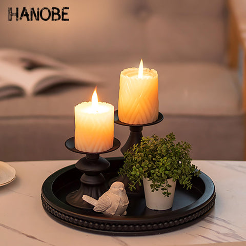 Hanobe wood MDF tray with polished surface for easy cleaning