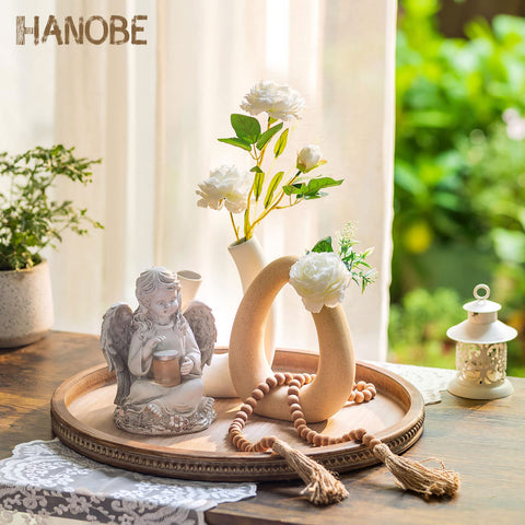Hanobe wood tray in paulownia and pine for sturdy everyday use.