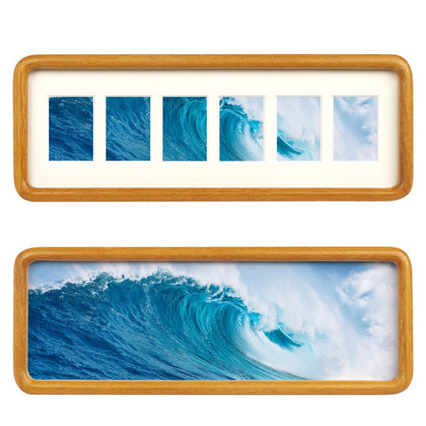 Hans 4x12 collage frame with single mat for organized memories