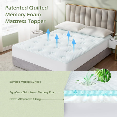 Hanssleep bamboo viscose surface provides breathable comfort with moisture-wicking properties.