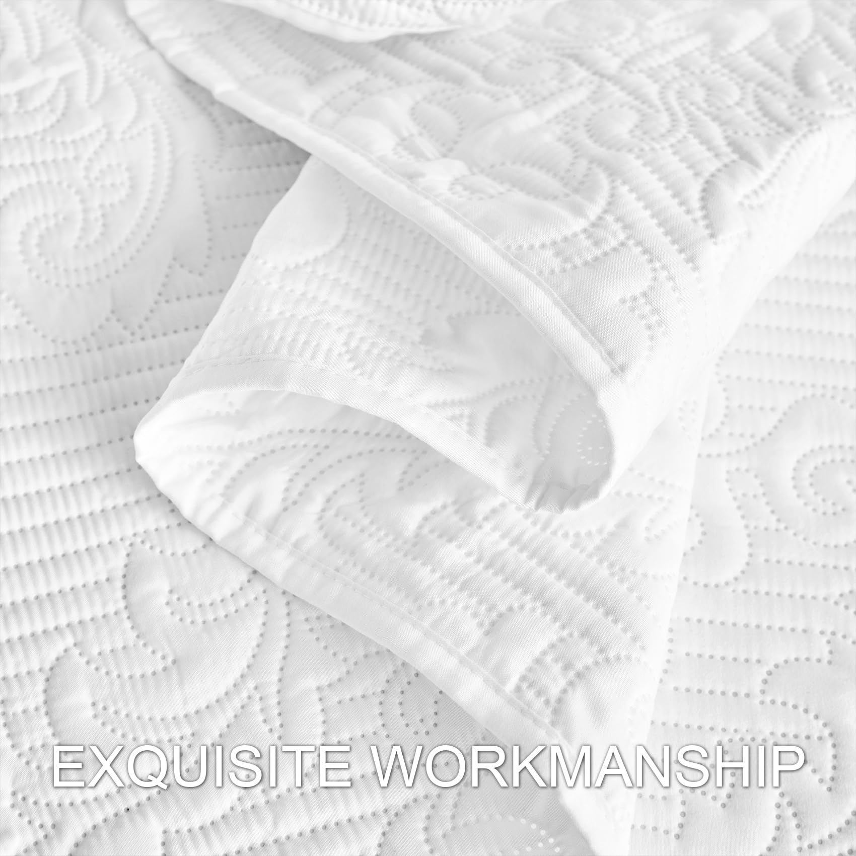 Hansleep includes two pillow shams for coordinated bedroom styling