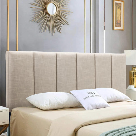 HAOBO Home height-adjustable headboard from 40 to 56 inches matches mattress heights.