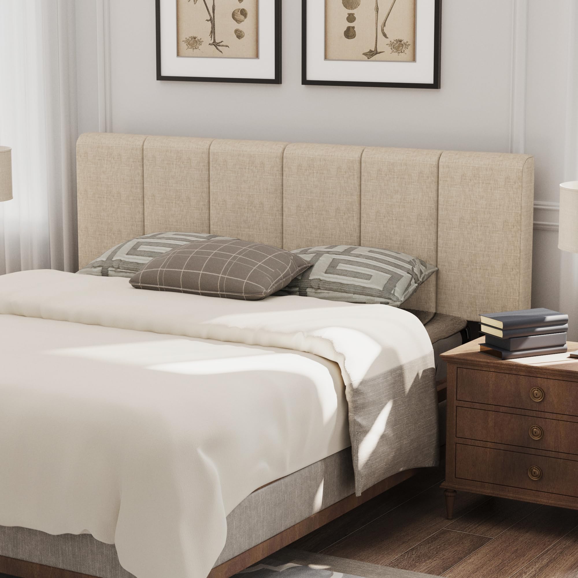 HAOBO Home natural line fabric cover delivers a clean, timeless look.