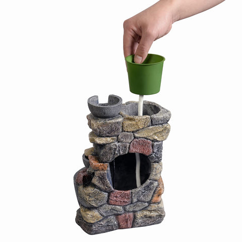 Haobos fountain quiet waterfall promotes relaxation and focus