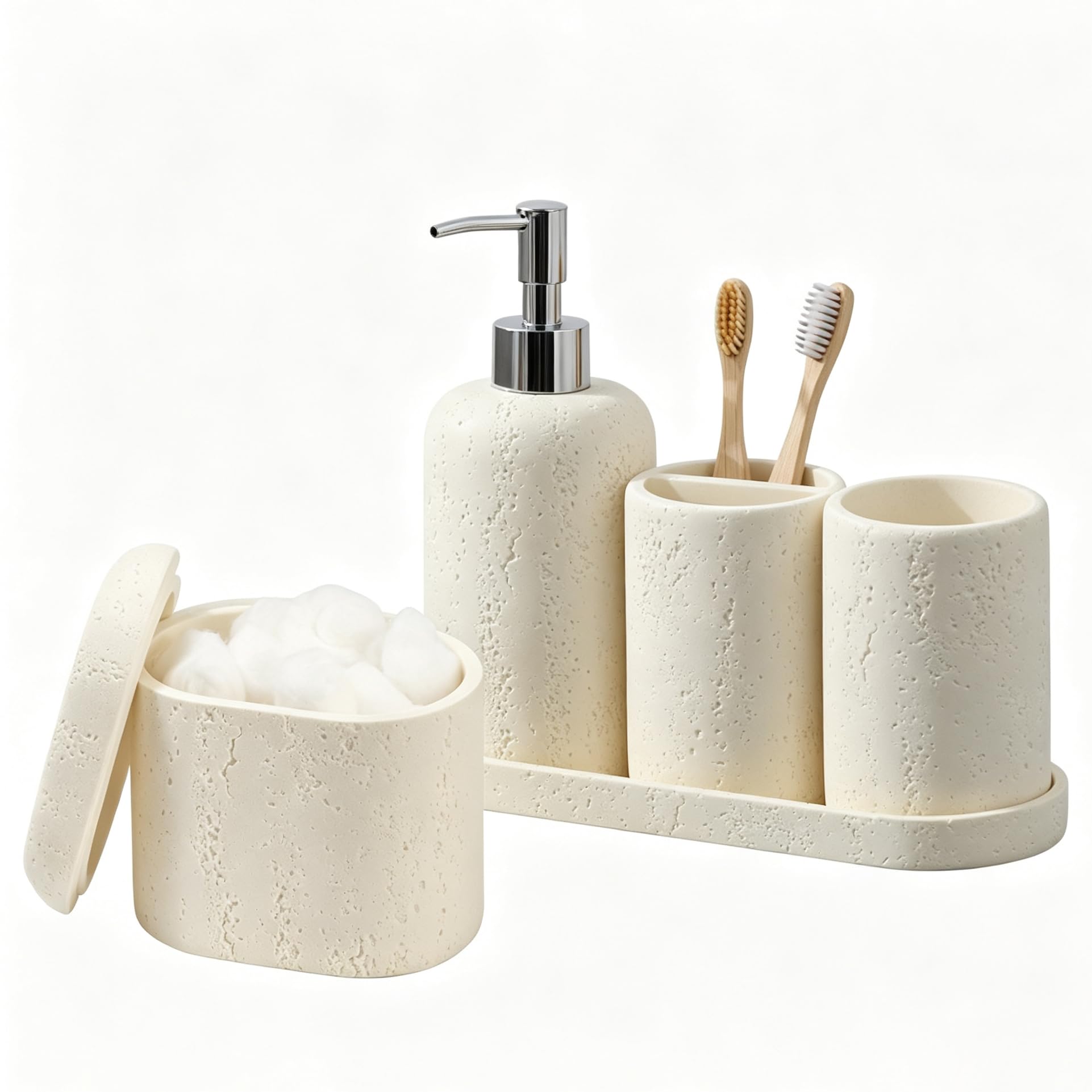Haocoott soap dispenser with coated pump for rust resistance and smooth dispensing.