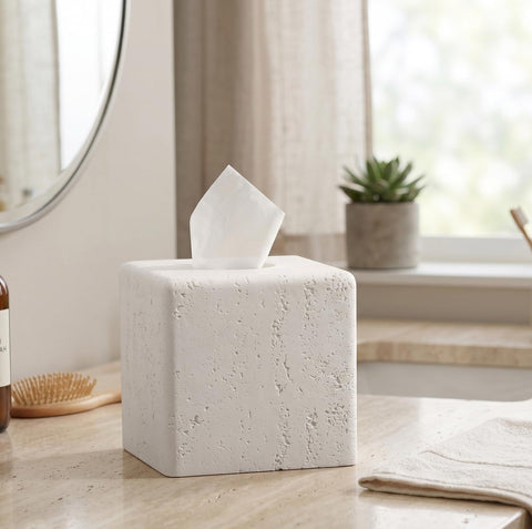 Haocoott bedroom or living room tissue box cover adds elegance.