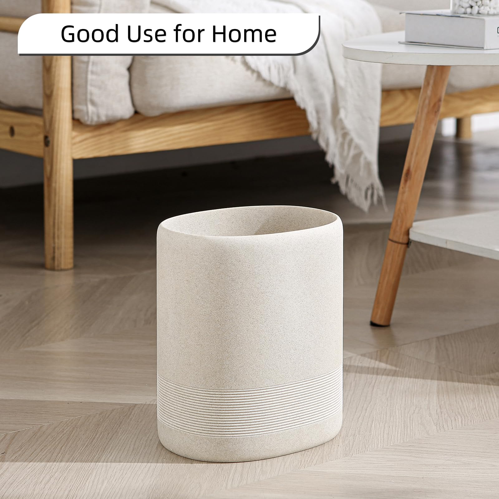 Stone-look finish adds decorative touch to any room with Haocoott.