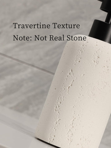 Haocoott travertine kitchen dispenser cream ideal for counter-top organization