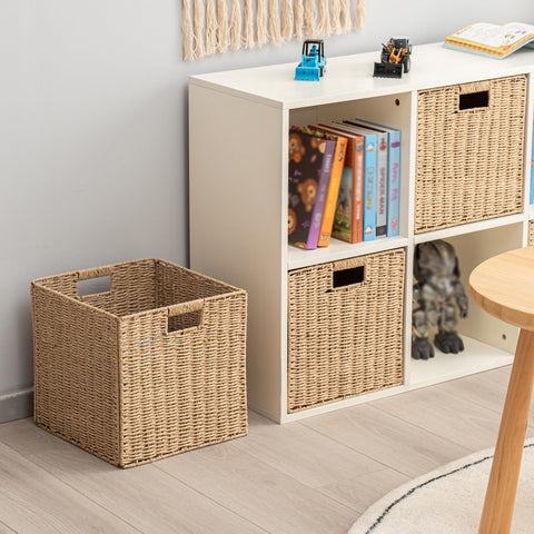 HaoGZMZFCL storage cube for toys, reducing clutter in living rooms.