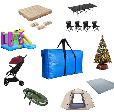 Haohakka Christmas tree storage bag keeping holiday decorations organized.