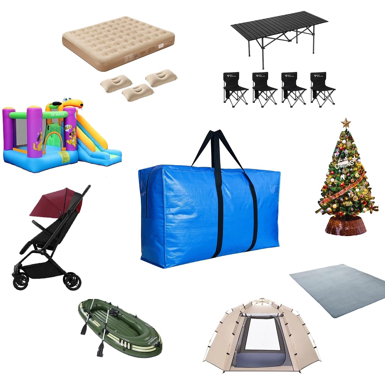 HaoHakka travel and storage solution; sturdy stitching resists tearing.