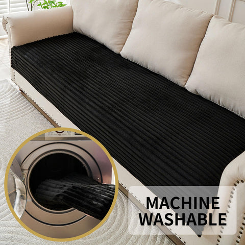HAOMAIJIA versatile cover fits most 3-cushion sofas or beds.