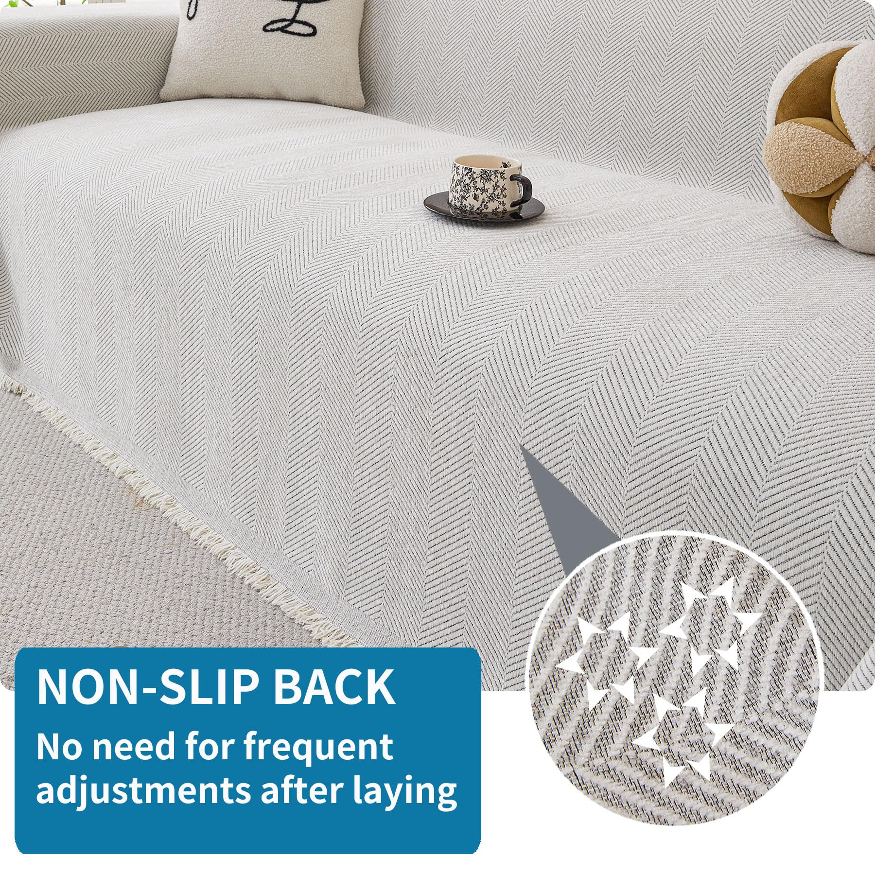 HAOMAIJIA washable sectional sofa protector preserving clean upholstery