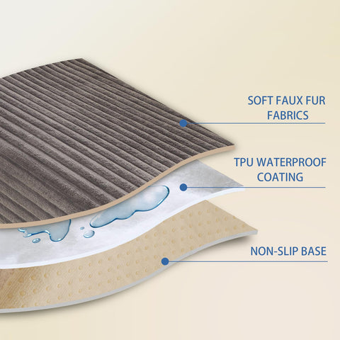 HAOMAIJIA non-slip underside keeps the cover securely in place