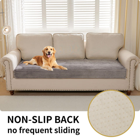 HAOMAIJIA soft velvet texture on dog sofa cover provides cozy comfort