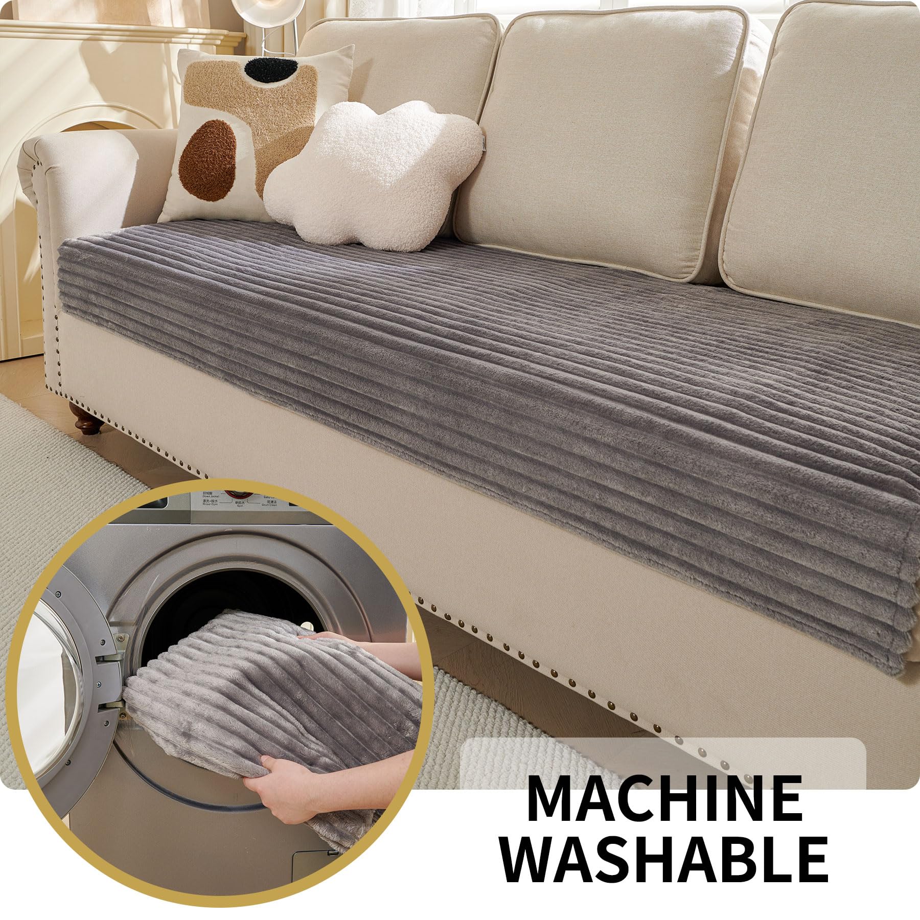 HAOMAIJIA three-cushion sofa fit covers larger couches