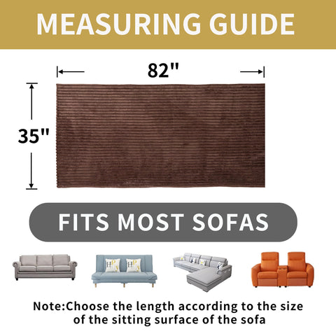 HAOMAIJIA 3-cushion sofa cover designed for snug fit on standard couches.
