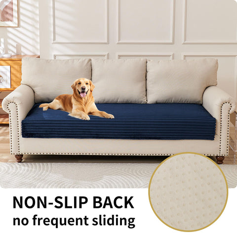 HAOMAIJIA faux fur dog cover adds plush comfort for daily use.