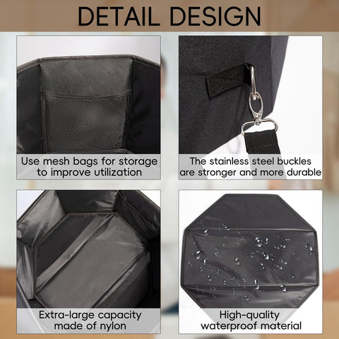 HAOPENGYOU travel case with side handles demonstrates portability on trips