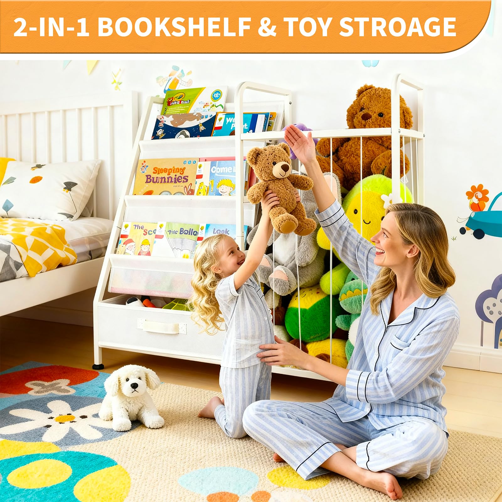 Haotao anti-tip strap and non-slip feet enhance stability in busy playrooms.