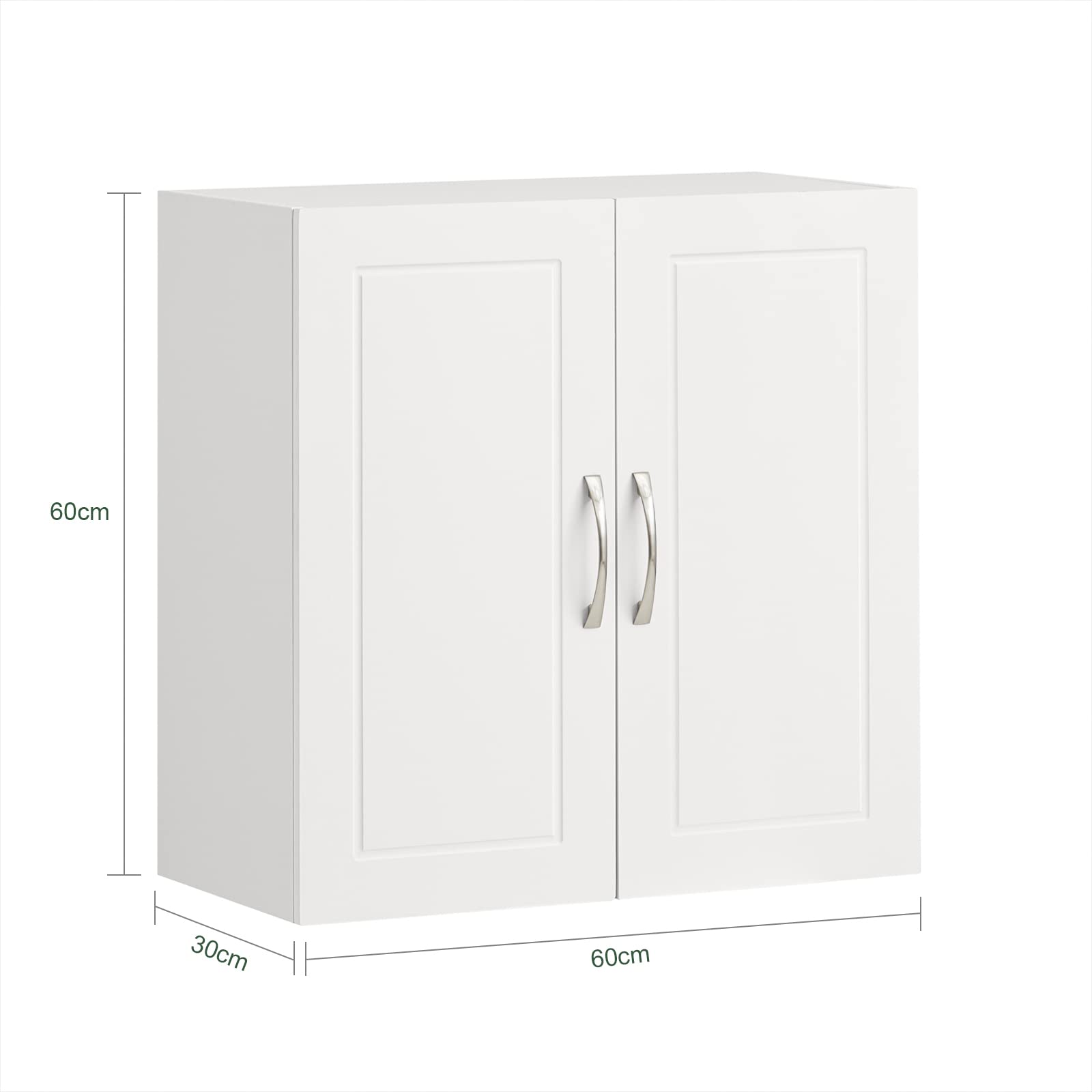 Haotian wall cabinet mounted in bathroom for tidy space.