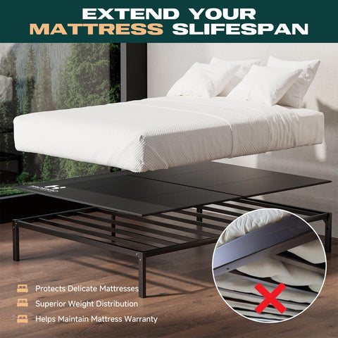 HAOXIHAO bunkie board silent base reduces movement noise for peaceful nights.
