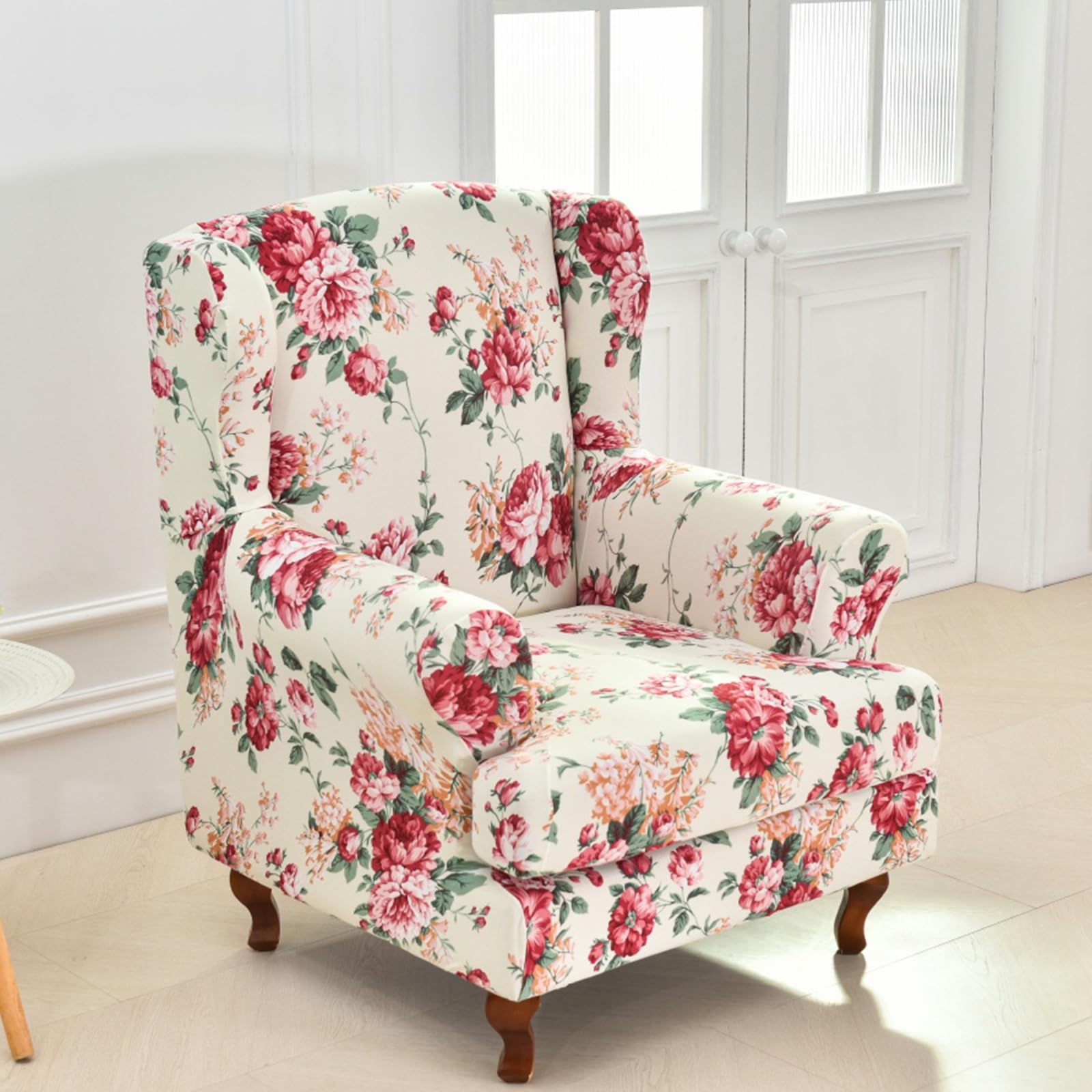 HAOYONG two-piece slipcover set updates chair without replacing it