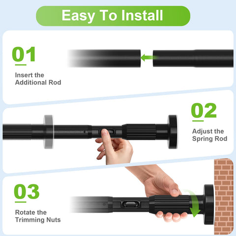 HAOYUNTE wall-safe installation usable on tile, glass, drywall, and wood.