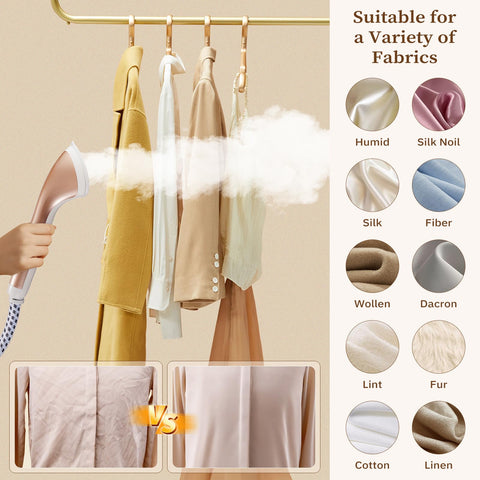 HAPAIS 2-in-1 flat and hanging setup adapts to garments