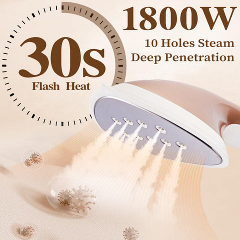 HAPAIS standing steamer with double-rod stability for easy use