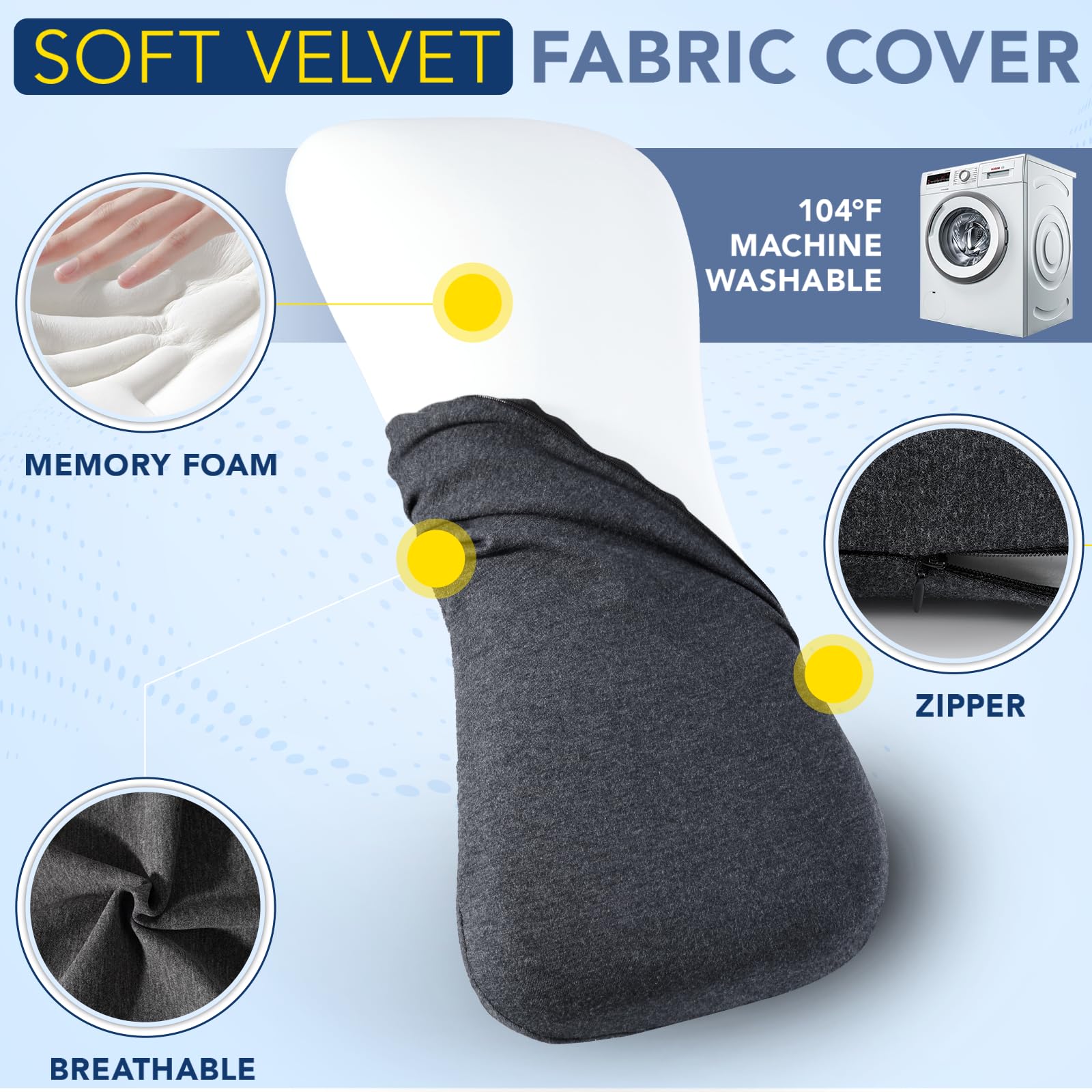 Hapiclody dimensions 23x10x2.4 inches provide precise back support.