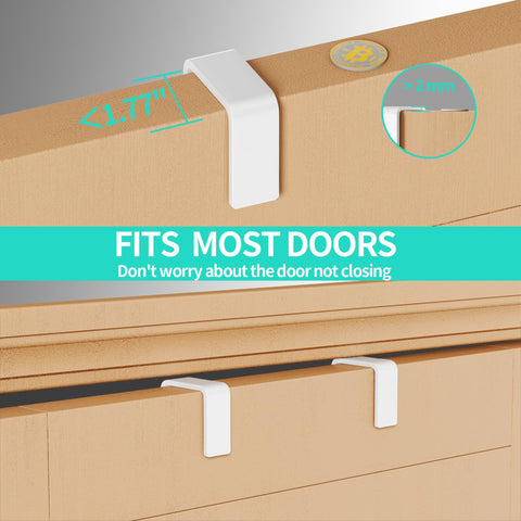 HapiRm door organizer installed without tools secured with glue