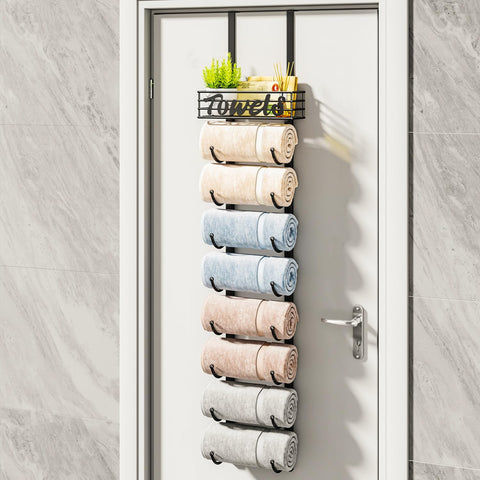 Hardware included for quick wall or door installation