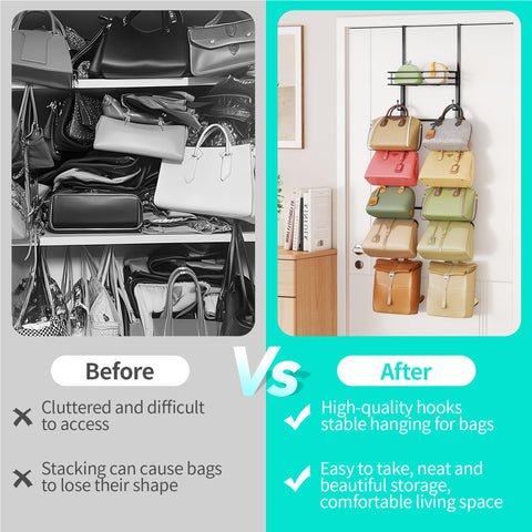 HapiRm durable metal build provides reliable support for heavy totes and backpacks.