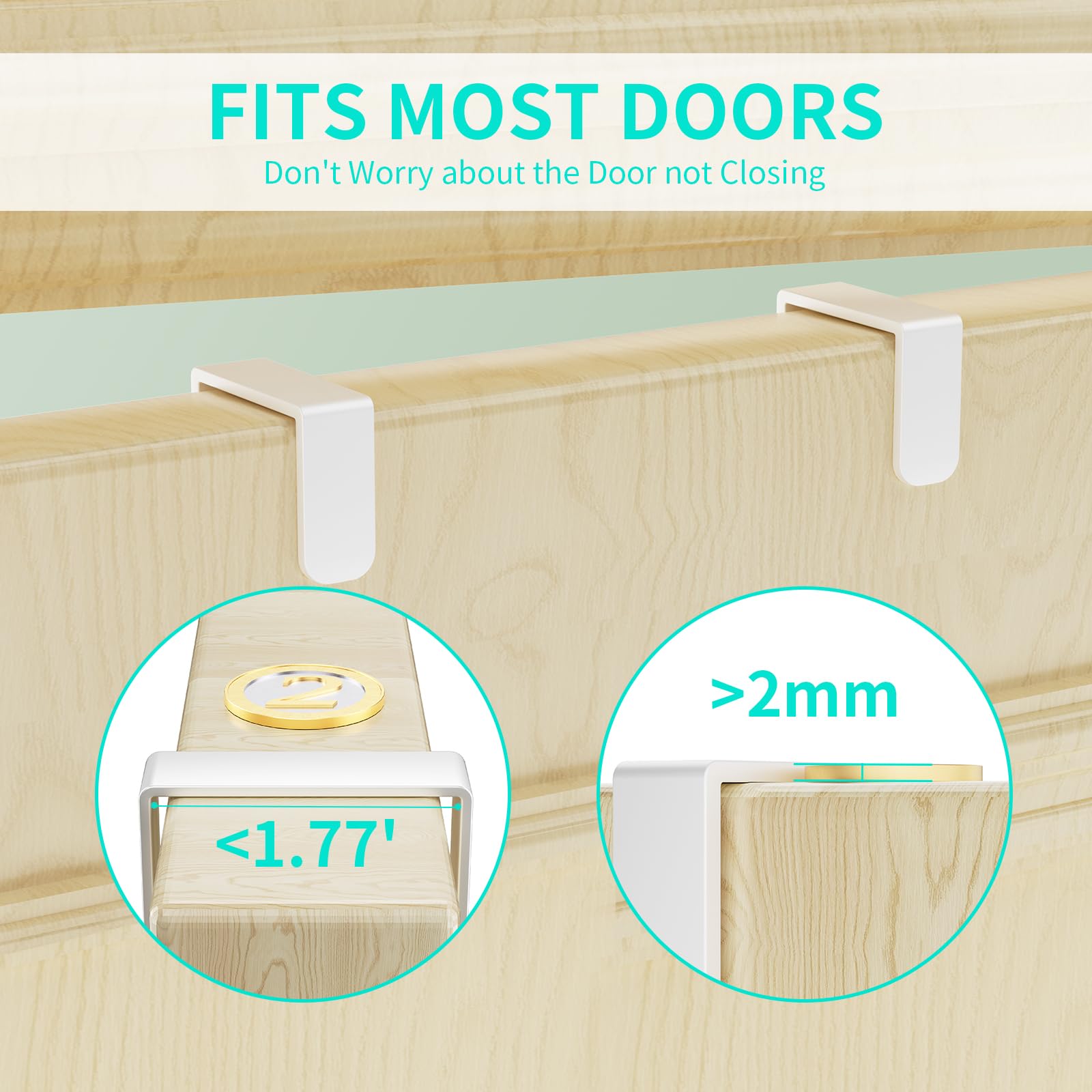 HapiRm two-pack door organizer creates a tidy, accessible entryway.