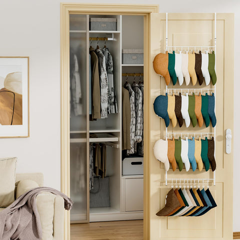 HapiRm easy-install hat rack for door or wall mounting