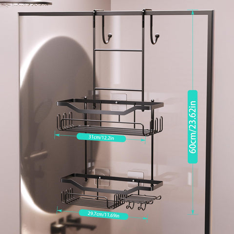 Hollow design drains moisture quickly to keep toiletries dry.