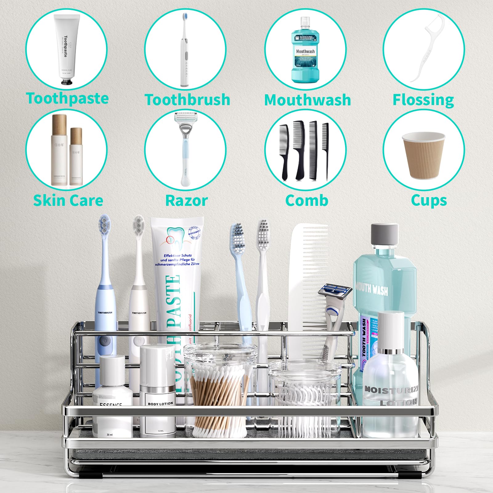 HapiRm instant-drying stone mat dries toothbrushes quickly.
