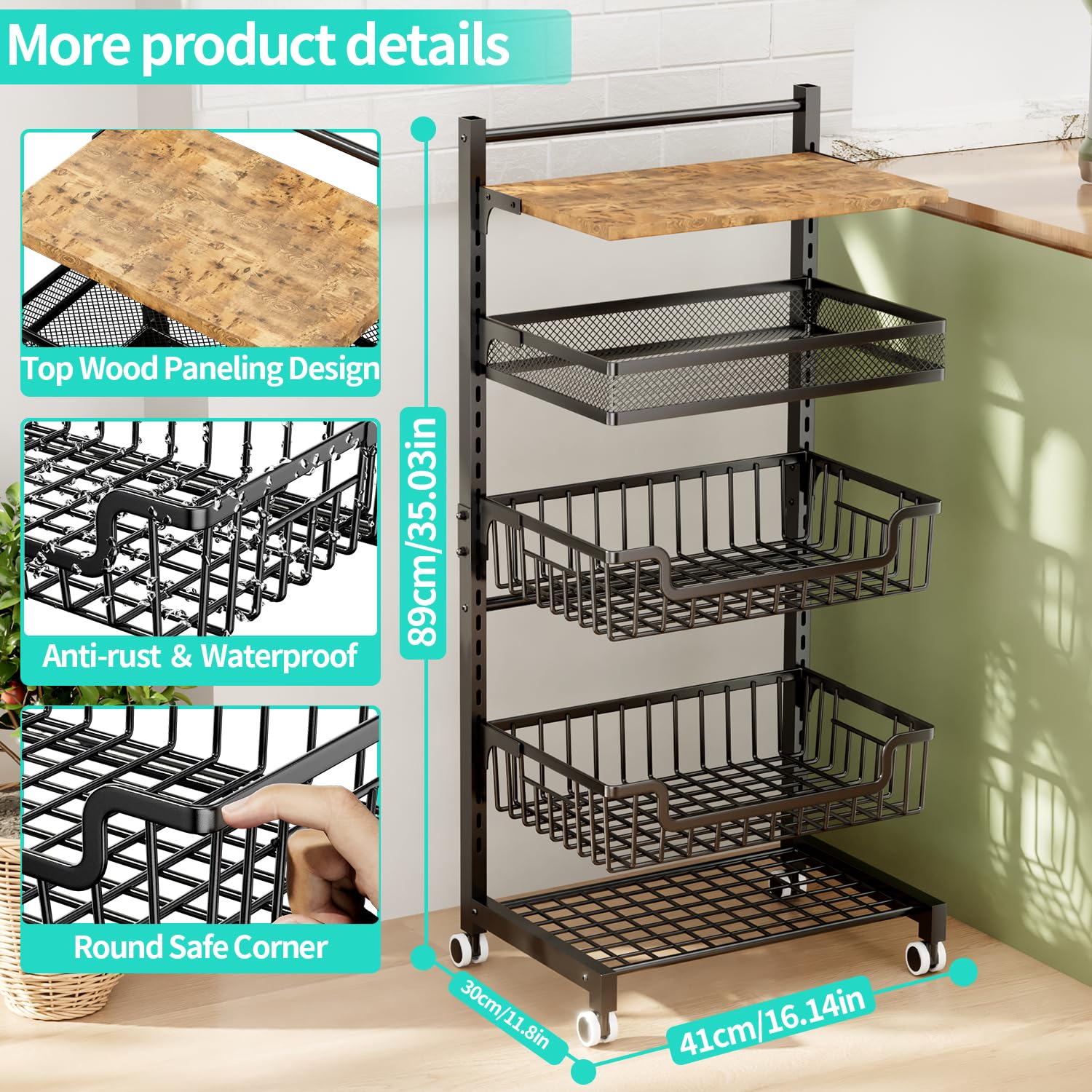 HapiRm rolling wheels with lockable casters for easy relocation