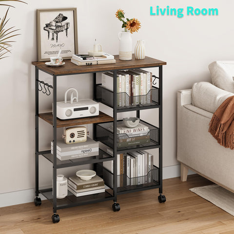HapiRm kitchen island cart doubles as service or coffee bar