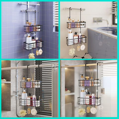 HapiRm curtain-rod-fit shows flexible placement on curtain rods.
