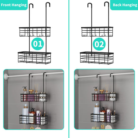 HapiRm dual-hanging option highlights front and back hanging flexibility.