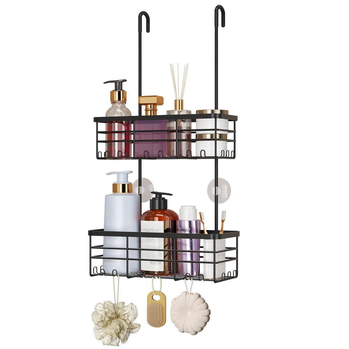 HapiRm rustproof stainless design for durable bathroom storage in wet conditions.