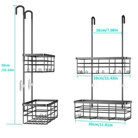 HapiRm suction cups provide extra stability when loaded.
