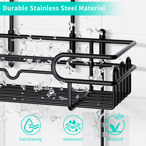HapiRm rustproof stainless steel 304 resists corrosion in wet environments.