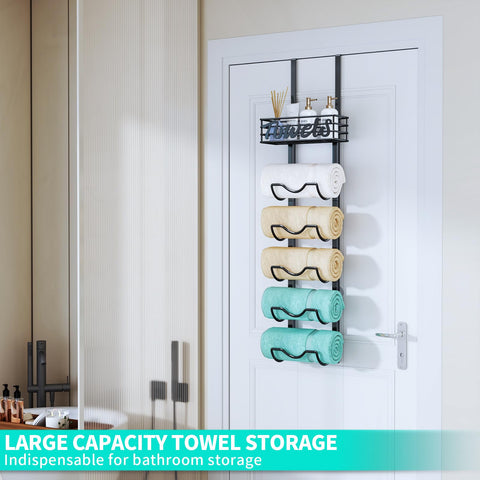 HapiRm sturdy iron-wire construction resists rust in humid bathrooms.