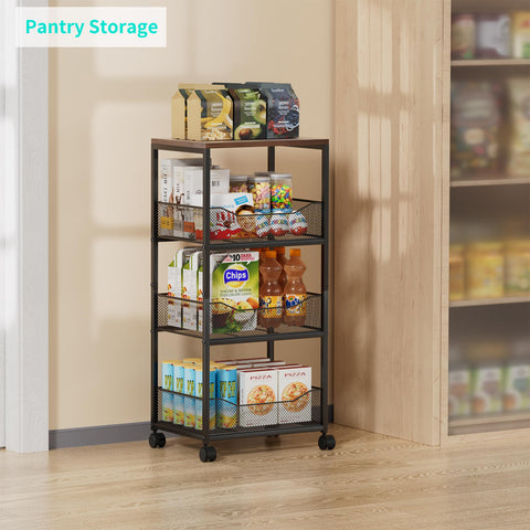 HapiRm top surface stores pots and jars while keeping them accessible.